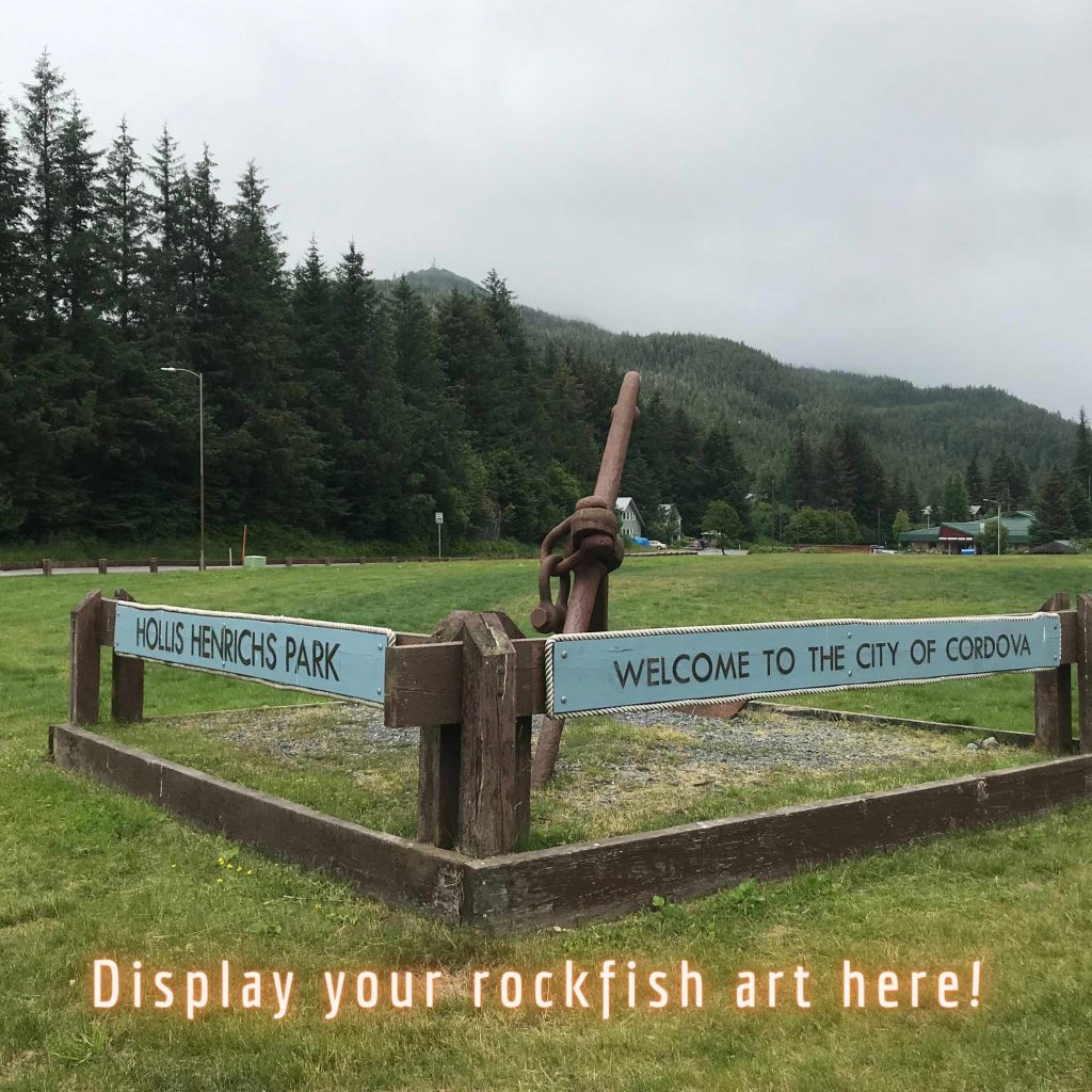 Cordova RockFish Art Installement Copper River Salmon Jam